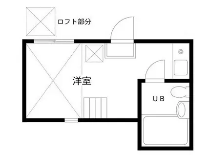 パソム仲六郷(ワンルーム/1階)の間取り写真