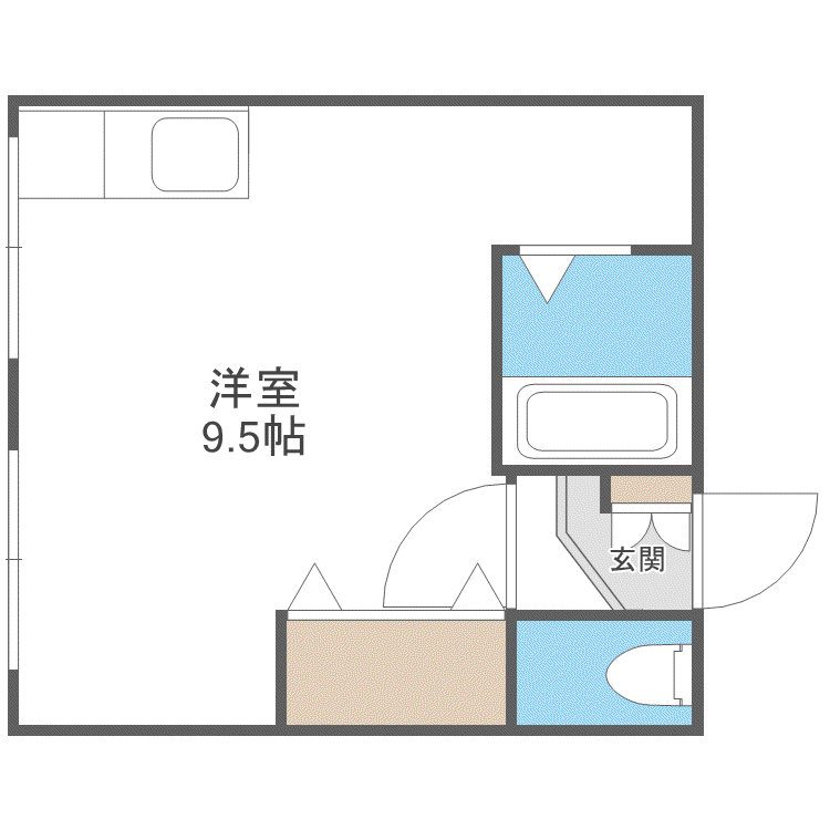 第5松屋ビル(ワンルーム/3階)の間取り写真