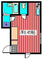 アーバンステージ西巣鴨(ワンルーム/4階)の間取り写真