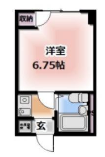 ジョイス千林(1K/3階)の間取り写真