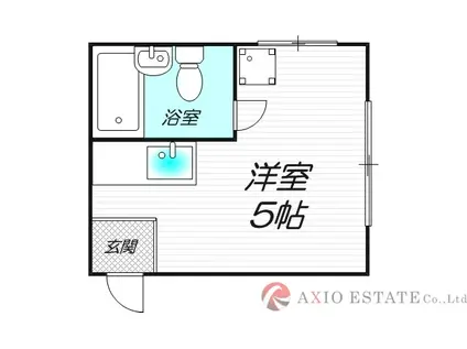 シャトル新大阪(ワンルーム/1階)の間取り写真