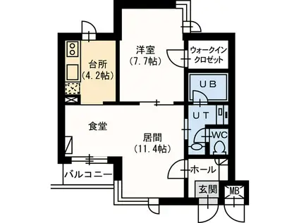 藤井ビル裏参道(1LDK/5階)の間取り写真