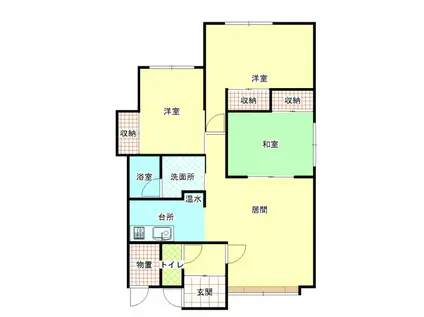 ドルチェA(3LDK/2階)の間取り写真