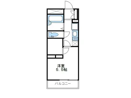 レオパレスヴェラ コート(1K/4階)の間取り写真