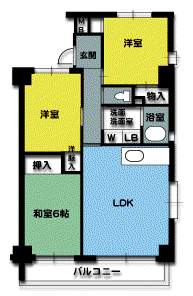 セラン千種(3LDK/7階)の間取り写真