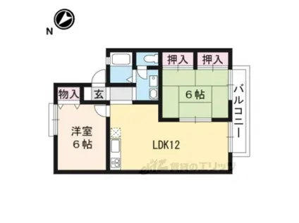 フォレストパーク(2LDK/2階)の間取り写真