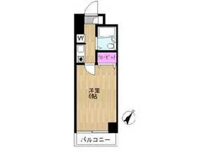 千駄木晴花マンション(1K/3階)の間取り写真