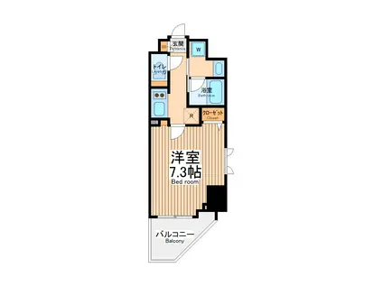 ズーム川崎セカンド(1K/11階)の間取り写真