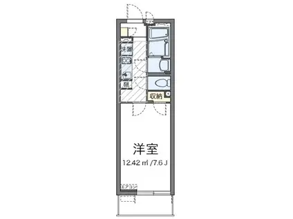 MARUCHANCHI(1K/3階)の間取り写真