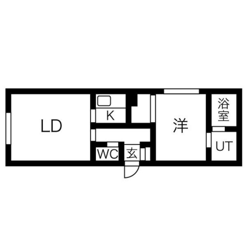 グランメール本郷通南(1LDK/3階)の間取り写真