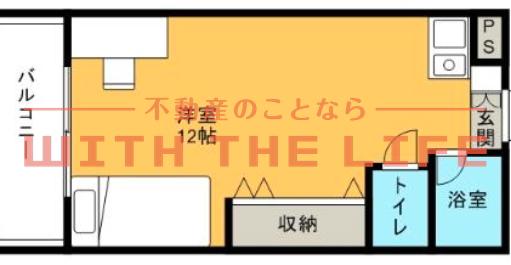 メゾンフジヨシ(ワンルーム/1階)の間取り写真