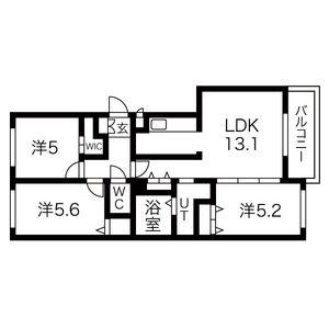 オール裏参道(3LDK/3階)の間取り写真