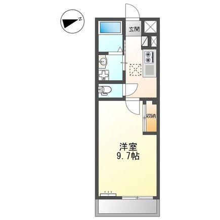 シーサイドレジデンスNK(1K/2階)の間取り写真