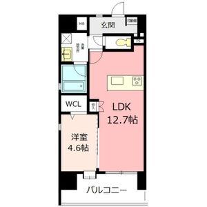 MAKIKI GARDEN PLACE(1LDK/3階)の間取り写真