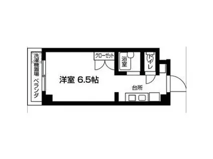 ライフ参番館(1K/3階)の間取り写真