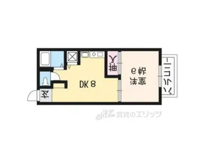 セジュールコスモス(1LDK/2階)の間取り写真