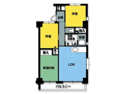 セラン千種(3LDK/1階)の間取り写真