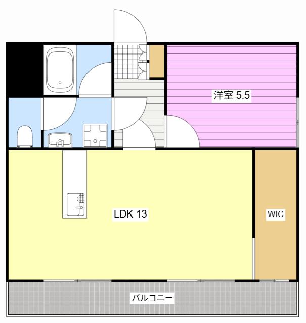 レナトゥス(1LDK/3階)の間取り写真