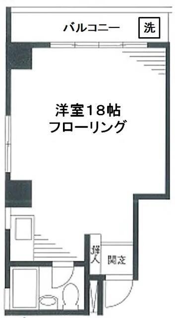 目白大和田マンション(ワンルーム/3階)の間取り写真