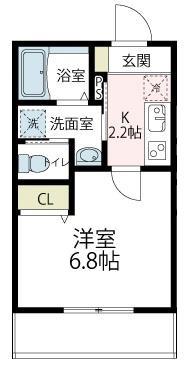 ゼッチマンション小田(1K/3階)の間取り写真