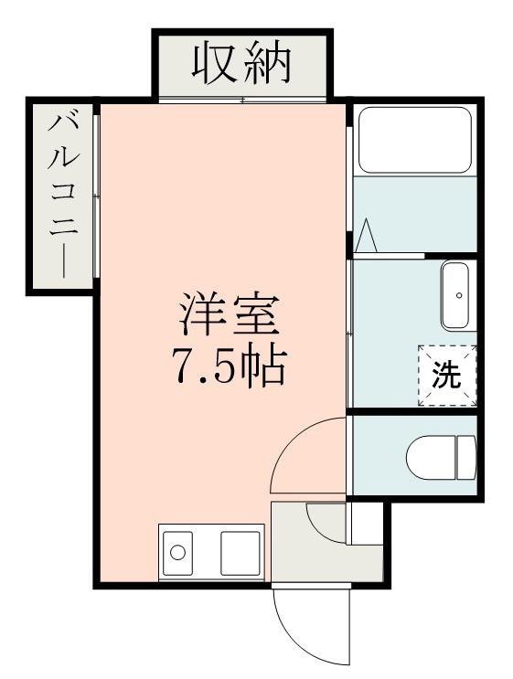 ルヴェル天保山(ワンルーム/8階)の間取り写真