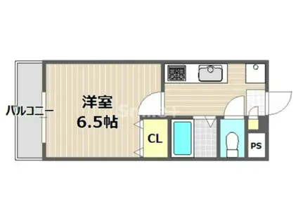 ウェーブレジデンス中仙道A棟(1K/1階)の間取り写真