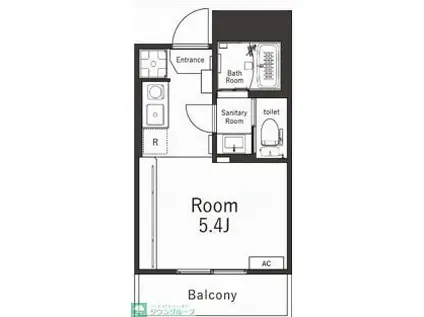 FRENCIA NOIE 八王子(ワンルーム/3階)の間取り写真