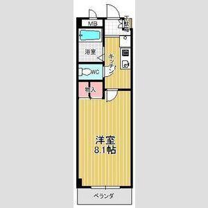 TSSQUARE(1K/2階)の間取り写真