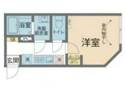 カインドネス小田急相模原IV(1K/3階)の間取り写真