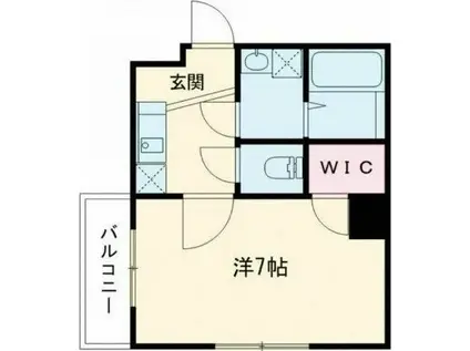 FELICE町田(1K/2階)の間取り写真