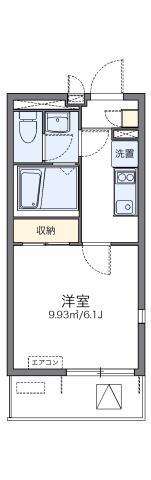 レオネクスト日新大阪(1K/4階)の間取り写真