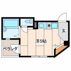 ライムランド汐留(ワンルーム/2階)の間取り写真