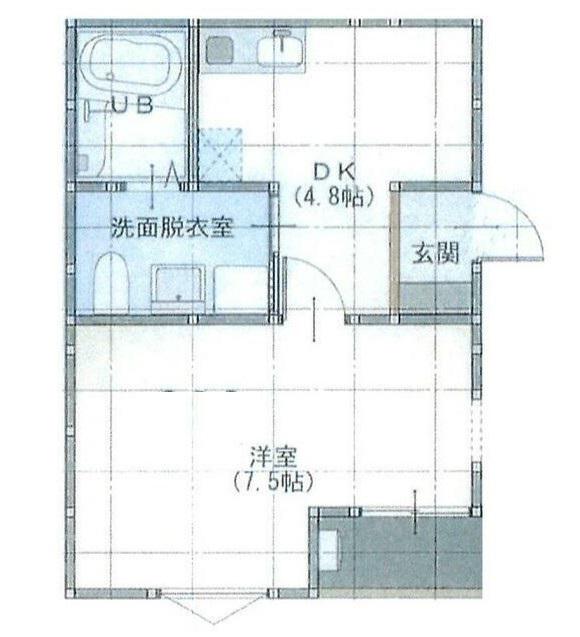 中央HSビル(1DK/3階)の間取り写真