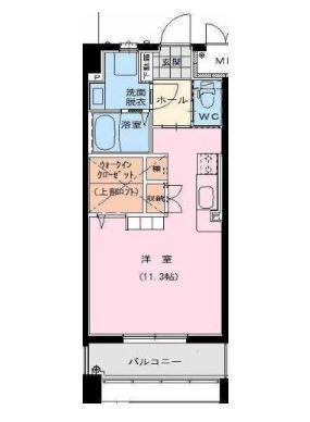 YS COURT Ⅲ(ワンルーム/5階)の間取り写真