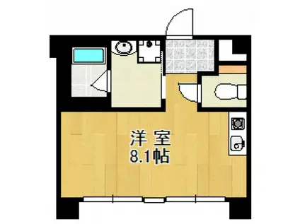 NOKOII(ワンルーム/4階)の間取り写真