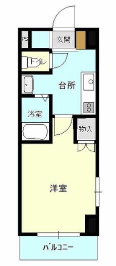 F&Fアビタシオン(1K/3階)の間取り写真