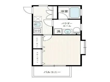 ヴィーブ本郷(ワンルーム/8階)の間取り写真