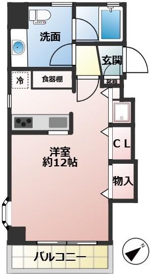 向島3丁目(ワンルーム/5階)の間取り写真