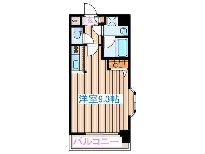 スペリウォール・二軒茶屋(ワンルーム/5階)の間取り写真
