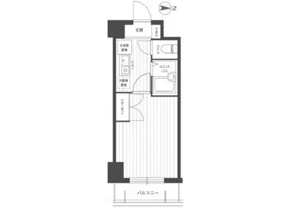 アイフェリーク中野(1K/6階)の間取り写真