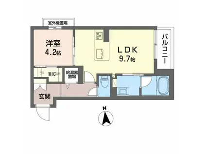 フォレルス(1LDK/3階)の間取り写真