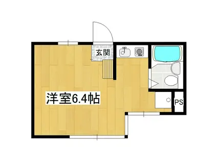 ガーベラ大手町(ワンルーム/2階)の間取り写真