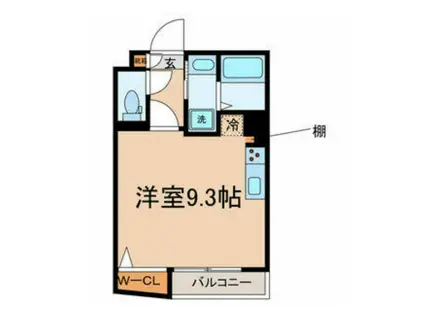 プライマベーラ桜坂(ワンルーム/4階)の間取り写真