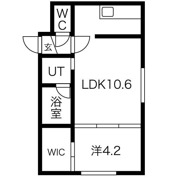 GALLEY-LA SOUEN ガレーラ(1LDK/3階)の間取り写真
