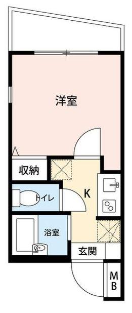 ピアコートTM板橋本町(1K/1階)の間取り写真