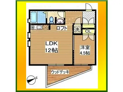 GRANDEUR・I(1LDK/2階)の間取り写真