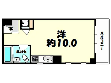 SHEWAS REGAL(ワンルーム/1階)の間取り写真