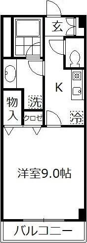 GRANDE MAISON HOSOYAMA(1K/3階)の間取り写真