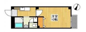 フォブール緑丘 C(1K/1階)の間取り写真