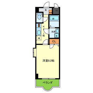 ルミエール八尾II(1K/3階)の間取り写真